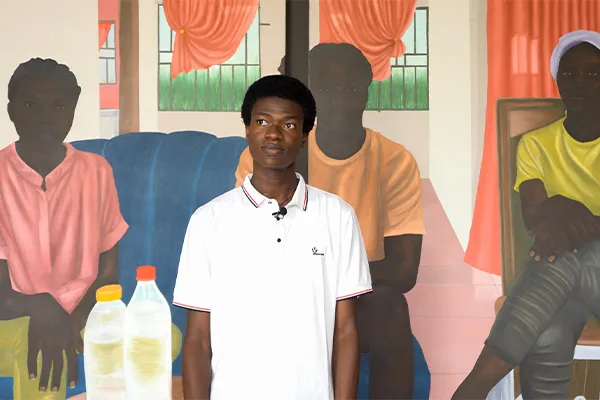 Le Peintre Nig&eacute;rian Eniwaye Oluwaseyi